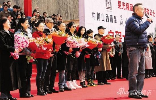 电影《赵氏孤儿》在故事发源地盂县藏山开拍