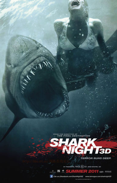 大白鲨3海报图片