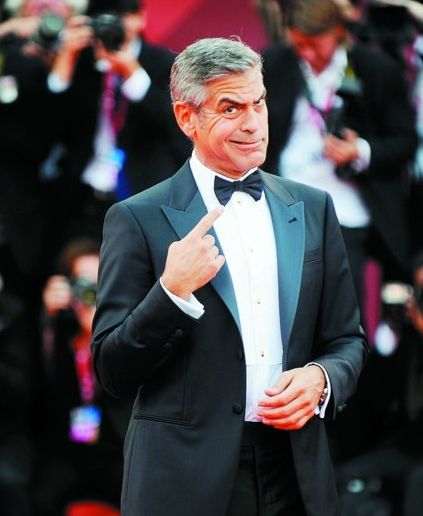 乔治-克鲁尼幽默卖萌