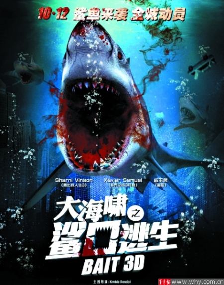 携手好莱坞制作团队共同打造的3d灾难惊悚电影《大海啸之鲨口逃生》