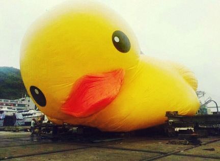 大黄鸭原地满血复活再展雄风 网友雀跃