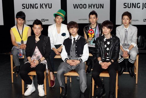 图文:韩国新组合infinite-成员可爱