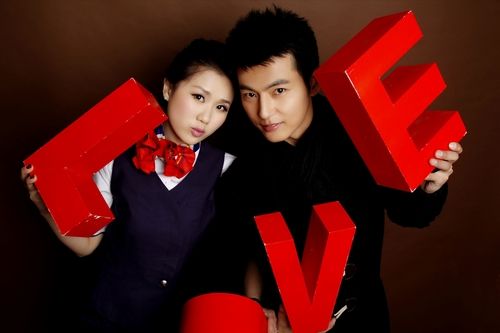 王建福和新娘张佳丽