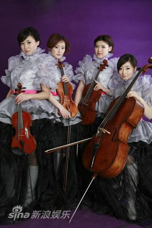美丽音符四重奏推出纯美写真(组图)
