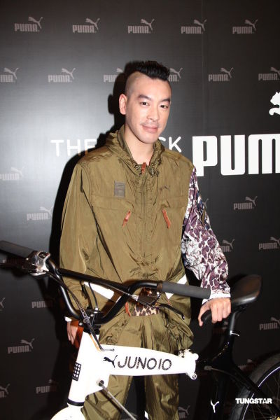 图文:麦浚龙出席品牌活动--麦浚龙酷爱自行车