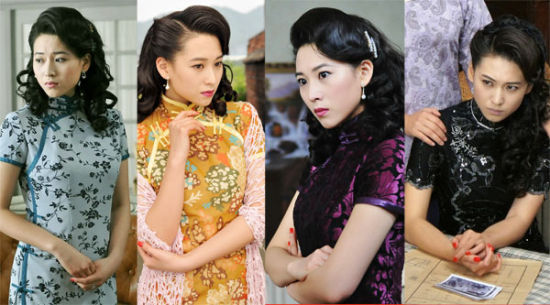 宁丹琳旗袍造型