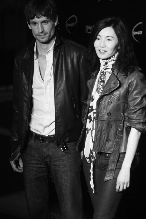 张曼玉和男友ole