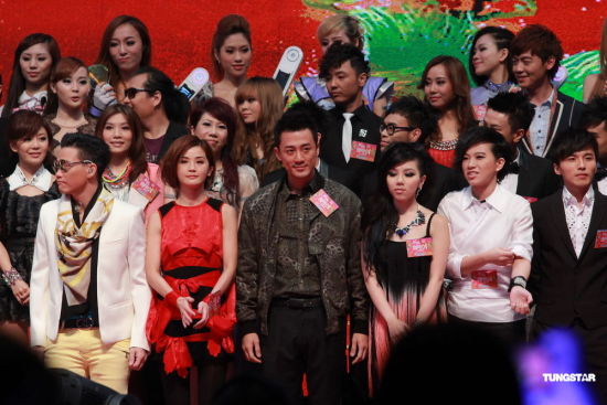图文:2012新城国语力颁奖礼--众歌手合影