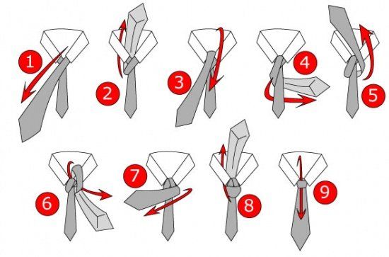 复杂领带打法图片
