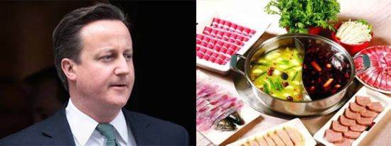 导语:最近,英国首相卡梅伦访华,在成都期间品尝了著名的麻辣火锅和 