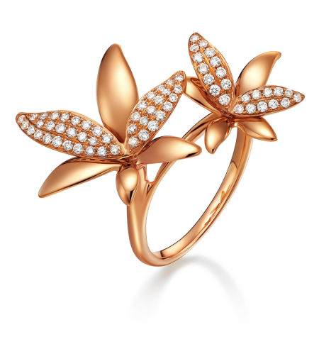 迪韵百合系列戒指