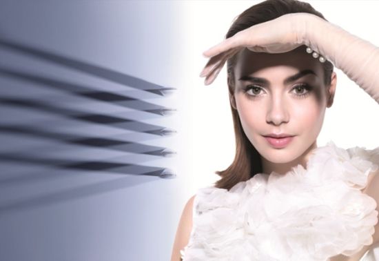 lily collins倾情代言兰蔻新柔皙防晒系列