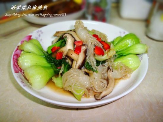 降脂私房菜素烧魔芋丝组图