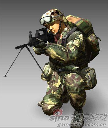 战地2中国士兵造型图片
