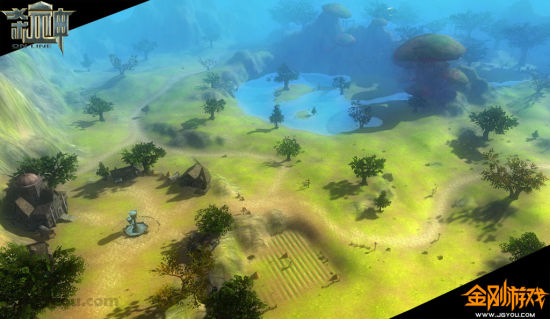 新闻动态 网络游戏 正文   微风平原   微风平原上的每一个场景每一个