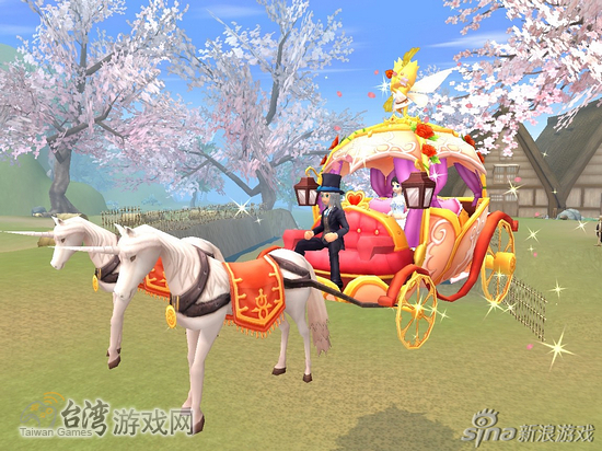 幸福飞翔双人南瓜马车_台湾游戏网