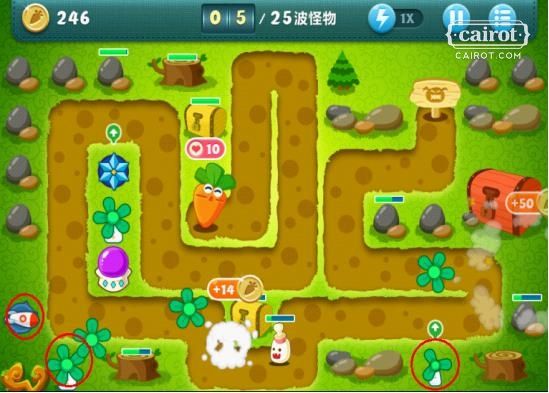 保卫萝卜挑战主题第78关金萝卜攻略指引