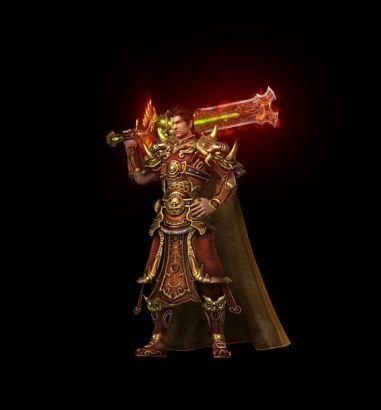 登录界面人物新造型