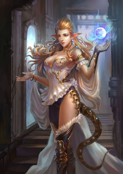 欧洲神曲圣火英雄传唯美女神原画曝光_97973手游网_ios游戏频道