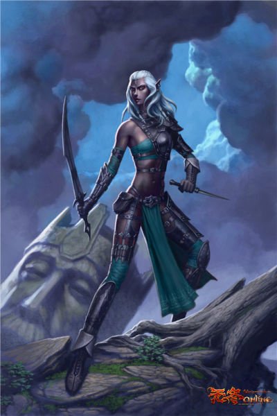 被人们视作暗黑精灵的卓尔是个十分独特的,女性至上种族.