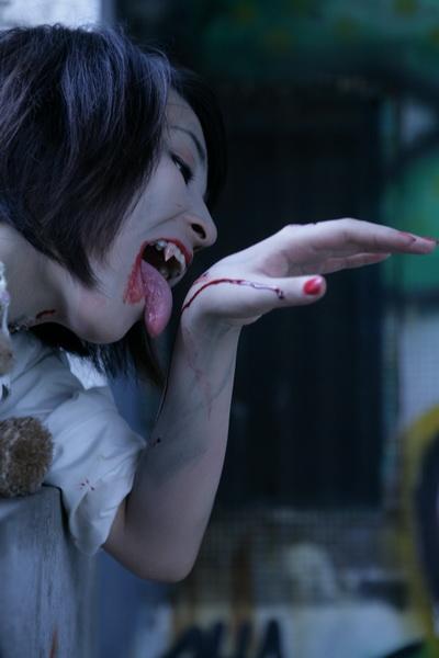 csol僵尸mm真人cos户外篇