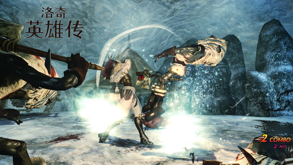 网络游戏 洛奇英雄传在评测会中已经让媒体率先体验过的白熊boss极霜