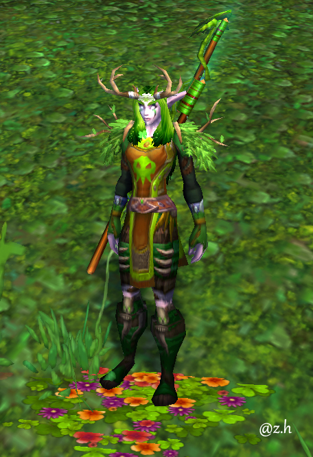 幻化推荐:德鲁伊清新绿与天际蓝配装