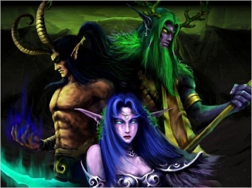 伊利丹和玛法里奥同时喜欢着泰兰德,而泰兰德则更加钟意玛法里奥.