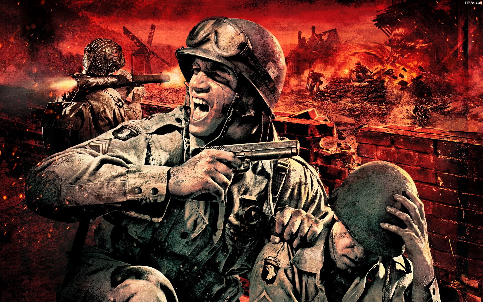 《战火兄弟连:地狱公路》游戏壁纸(1)