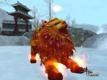 "霜狼"坐骑来自昆仑雪海的"霜狼",浑身长满厚实的银白色皮毛,踏雪无痕