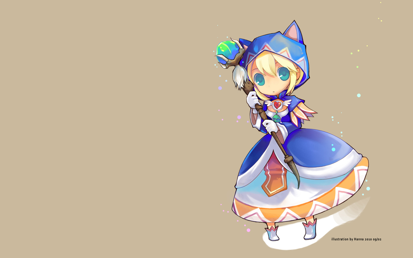 梦幻龙族玩家自制法师职业壁纸