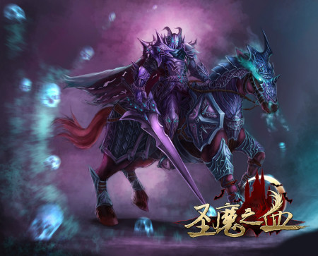 无比震撼的黑暗骑士原画