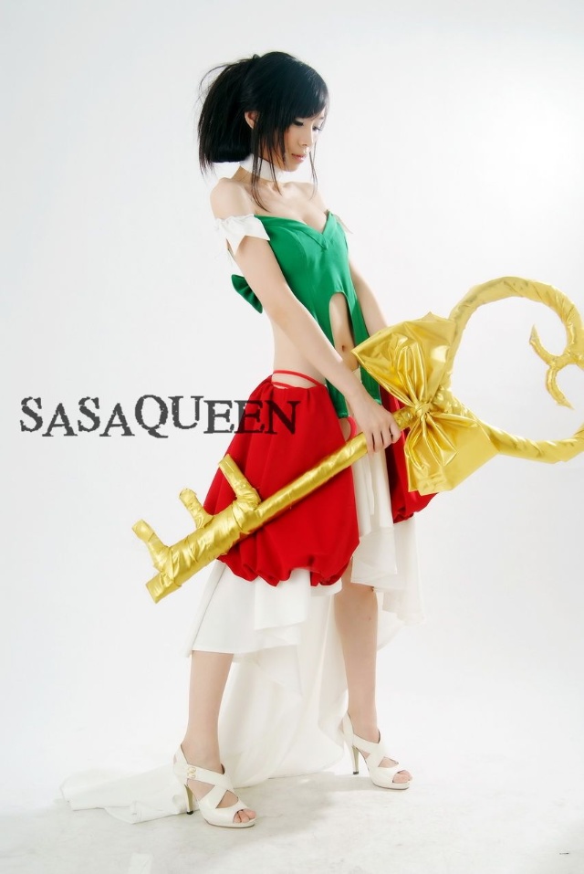 游戏女王t裤貂禅sasa赛丽亚cos照欣赏4