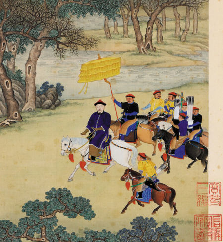 清朝皇帝出巡图片