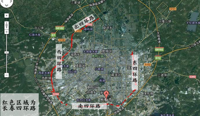 长春市东环城路规划图图片