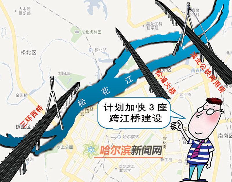 哈尔滨将启动三环路工程打通城市卡脖路(图)