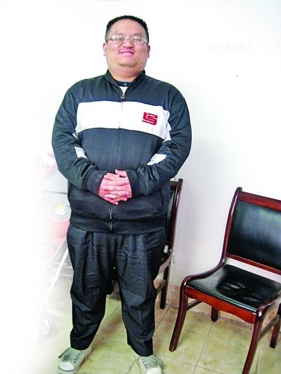 体重250斤的南京小伙 找不到工作有点烦