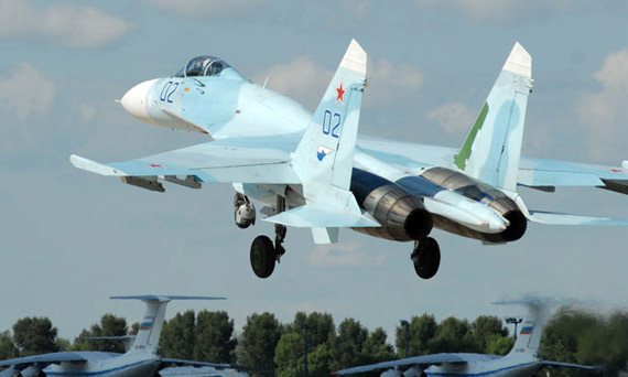 俄空军将接收4架改进升级型苏-27cm歼击机(图)
