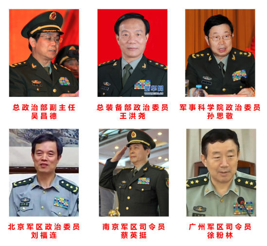 中国少将军衔名单2020图片