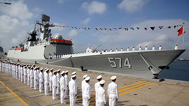 我军第16艘054a级新护574号三亚舰加入战斗序列