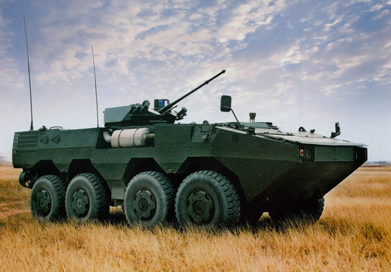 国产vn1型8x8轮式装甲车