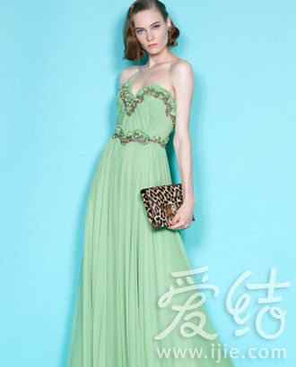 绿色婚纱裙_绿色婚纱(3)