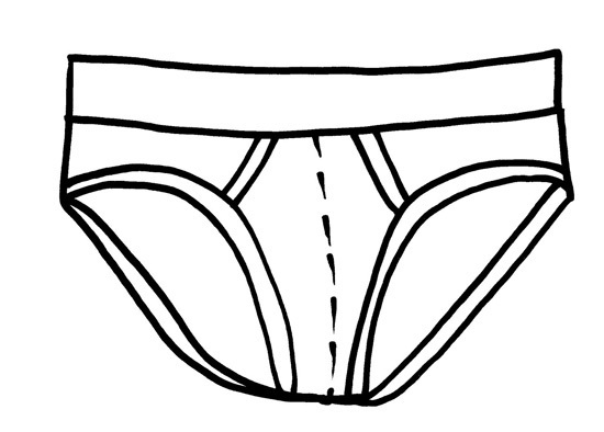 女式三角内裤画法图片