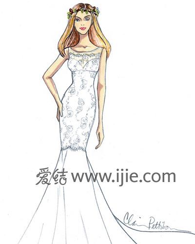 婚纱设计草图_产品设计草图(3)