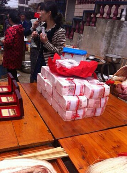 浙江金条聘礼晒幸福 13个爱情真相泼冷水