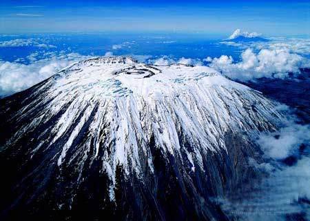 赤道雪峰乞力马扎罗山图片