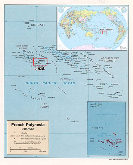 大溪地地理位置图图片