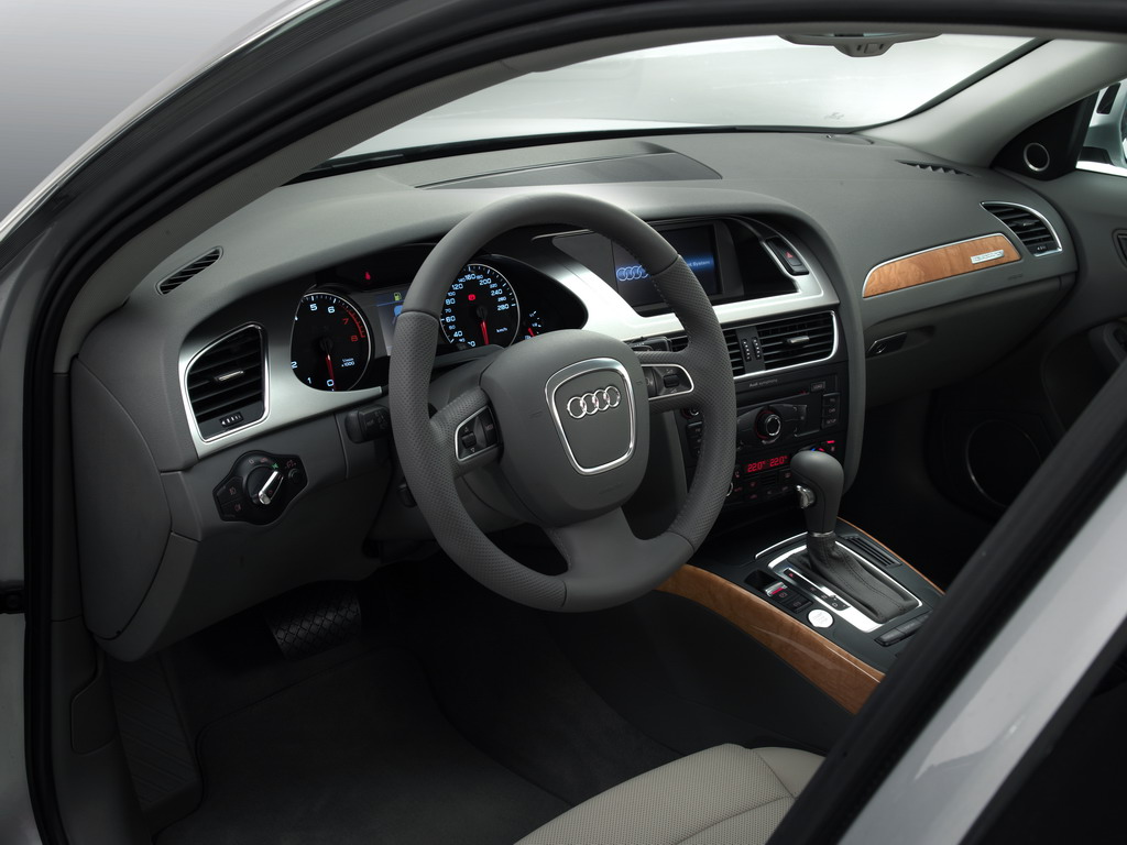 09款全新奥迪a4l内饰资料图