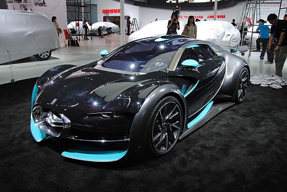 雪铁龙ds survolt概念车