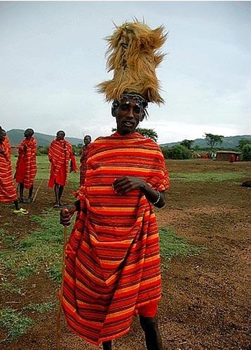 回到纯真 东非草原上偏爱红色的马赛人(3)